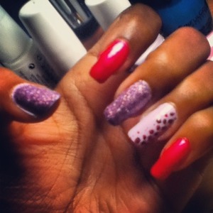 Did My Nails For My Aunt's Cookout 😁