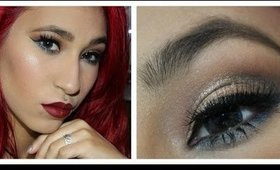 Pop Of Blue New Years Makeup Tutorial || uniquelyzullyxo