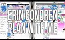 Erin Condren Hourly Plan with Me | Planner Penguin Hydrangeas