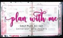 Plan With Me! PAIG | 5.19-5.25 • Dated Daily Dot Grid Inserts | Bliss & Faith Paperie