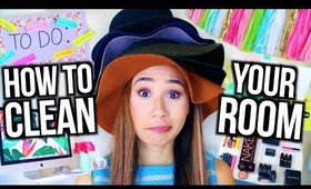 How To Clean Your Room! + DIY Room Decor and Organization!