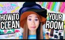 How To Clean Your Room! + DIY Room Decor and Organization!