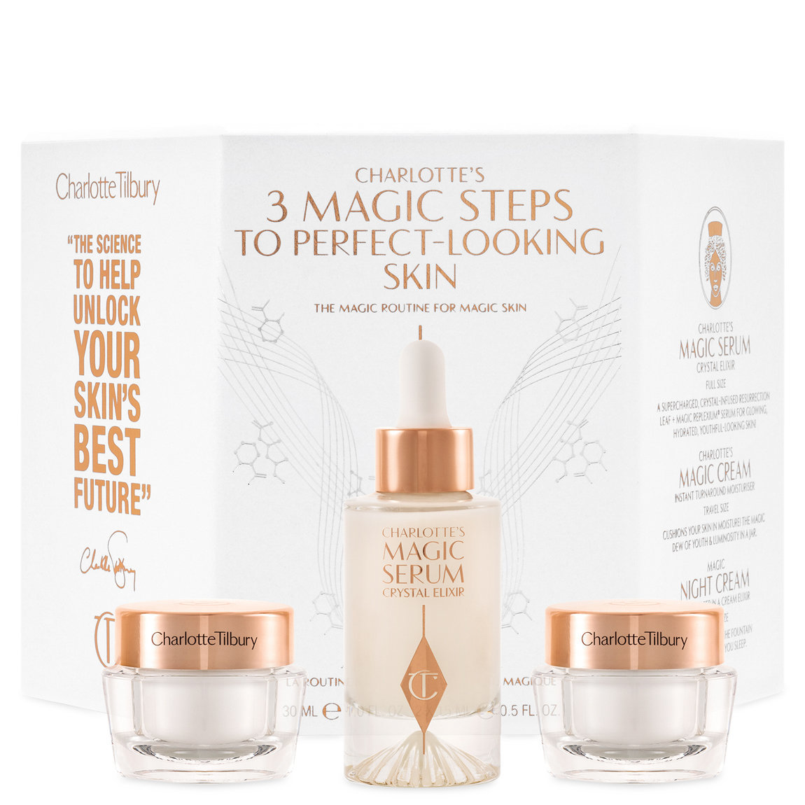 Charlotte Tilbury Charlotte's 3 Magic Steps to Perfect-Looking Skin alternative view 1 - product swatch.
