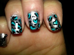 close up :) design inspired by target socks thats kristina ;)