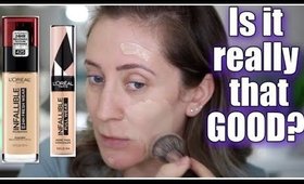 L'Oreal Infallible Fresh Wear Foundation & Full Wear Concealer:  Demo & Review