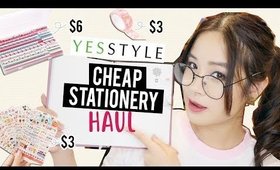 I TRY OUT CHEAP & CUTE STATIONERY FROM YESSTYLE!
