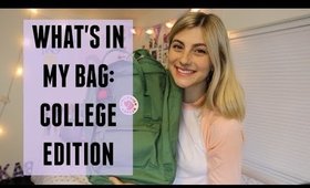 What's In My Backpack: College Edition + Organization Tips | ScarlettHeartsMakeup