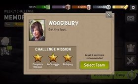 The Walking Dead No Man's Land Weekly Challenge Memory Lane WOODBURY