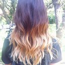 Ombre, wavy and in sunlight