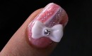 Bow nail art how to do nail 3d bows designs tutorial for beginners to do at home long/short nails