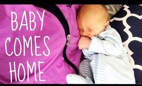 THE BABY COMES HOME TODAY!
