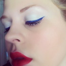 Fourth of July makeup