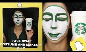Snapchat Face Swap Halloween Costume and Makeup Tutorial