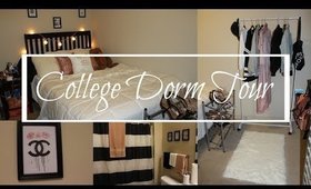 LITTEST College Dorm Tour EVER (Chanel/Rose Gold) 2017