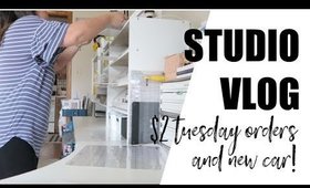 Studio Vlog 4: $2 Tuesday workday feat. 2019 Mitsubishi Outlander SEL | Grace Go