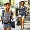 Oversize Black Stripe T-Shirt