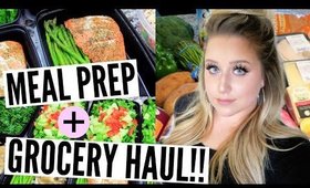 MEAL PREP FOR WEIGHT LOSS!! Easy & Affordable Ideas + Grocery Haul!!