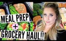 MEAL PREP FOR WEIGHT LOSS!! Easy & Affordable Ideas + Grocery Haul!!