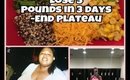 Lose 5 pounds in 3 Day| Break Plateau With Meal Plan