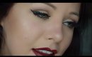 Glitter Liner & Bold Lip Makeup Tutorial | Danielle Scott