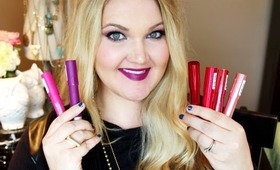 ★NEW REVLON MATTE & LACQUER BALMS | LIP SWATCHES + REVIEW★