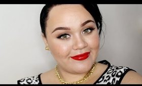 Gold Eyes & Red Lips | A Classic Christmas Makeup Look