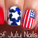 4th of July Nail Art