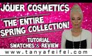 Jouer Cosmetics | The Entire Spring Collection | Tutorial | Swatches | Review | Tanya Feifel
