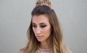 Top Knot Fishtail Bun