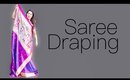 SLIMMING STYLE SILK SARI DRAPING DAKSHINI STYLE | MY WEDDING साडी