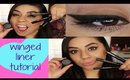 Winged eyeliner tutorial