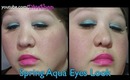 Spring Aqua Eyes Look - 88 Palettes