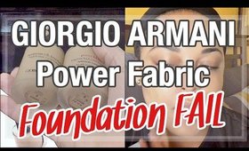 REVIEW + DEMO | NEW Giorgio Armani Power Fabric Foundation on DRY SKIN | MelissaQ