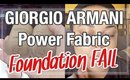 REVIEW + DEMO | NEW Giorgio Armani Power Fabric Foundation on DRY SKIN | MelissaQ