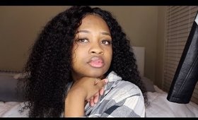 Beginner Friendly 84$ Curly lace front Wig With Baby Hair | African Mall