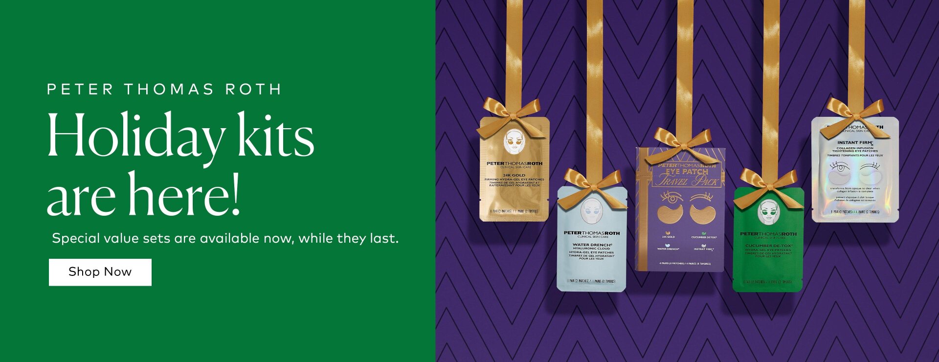 Gift a favorite, discover something new, or stock up for yourself with the limited edition Peter Thomas Roth holiday collection. Shop the collection here at Beautylish.com