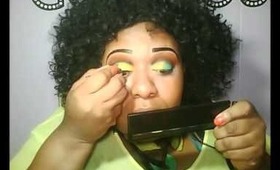 Glama girl cosmetics Sexy and I know it Africa inspired makeup