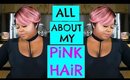 MY PINK HAIR! FREETRESS Equal Extreme Side Part wig CELIA