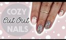 Cozy Cut Out Nails | Kirakiranail ♡