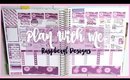 Plan With Me | Purple Poppies - Raspberyl Designs