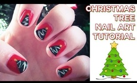 Christmas Tree Nail Art Tutorial