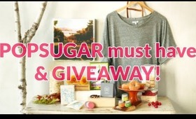 POPSUGAR Must Have November Box & Giveaway!!!