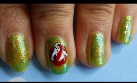 Ghostbusters Nail Tutorial