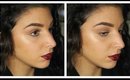 Dewy Skin, Simple Eyes, Vampy Lips | Quick & Easy Fall Makeup Tutorial ♥