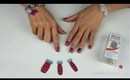 Sweet Tart-an Nails with Sally Hansen's Nail Polish Strips (HD)