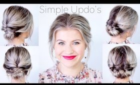 Simple Elegant Updo Hairstyles For Medium Length Hair | Milabu