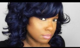 Zury Sis Sister Wig | Angled Line Cut Styles | A-LINE in MIKA INDIGO BLUE