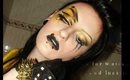 BEATFACE contest entry for TheSPNation's contest! / Yellow and black dramatic / fierce make-up