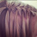 hair in braids