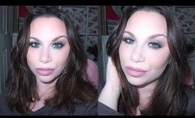 Winter Week Day 3 | Cool Pewter-Sage and Mint Eyes and Ombre Pink Lips Make-Up Tutorial